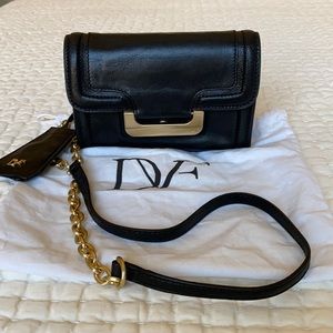 Rare DVF Evening W/Matte Gold Accents.